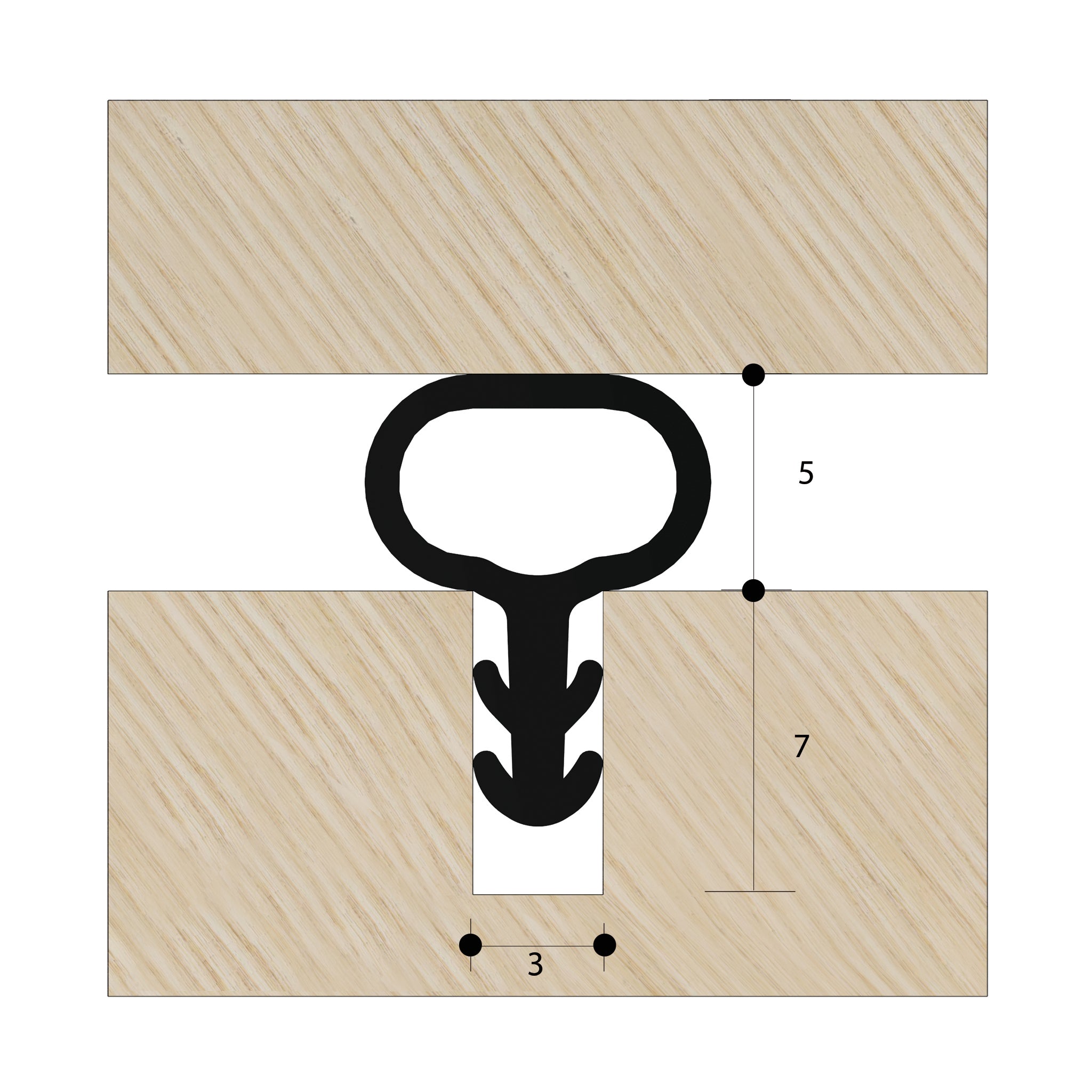 Round Bubble Seal | SP0032