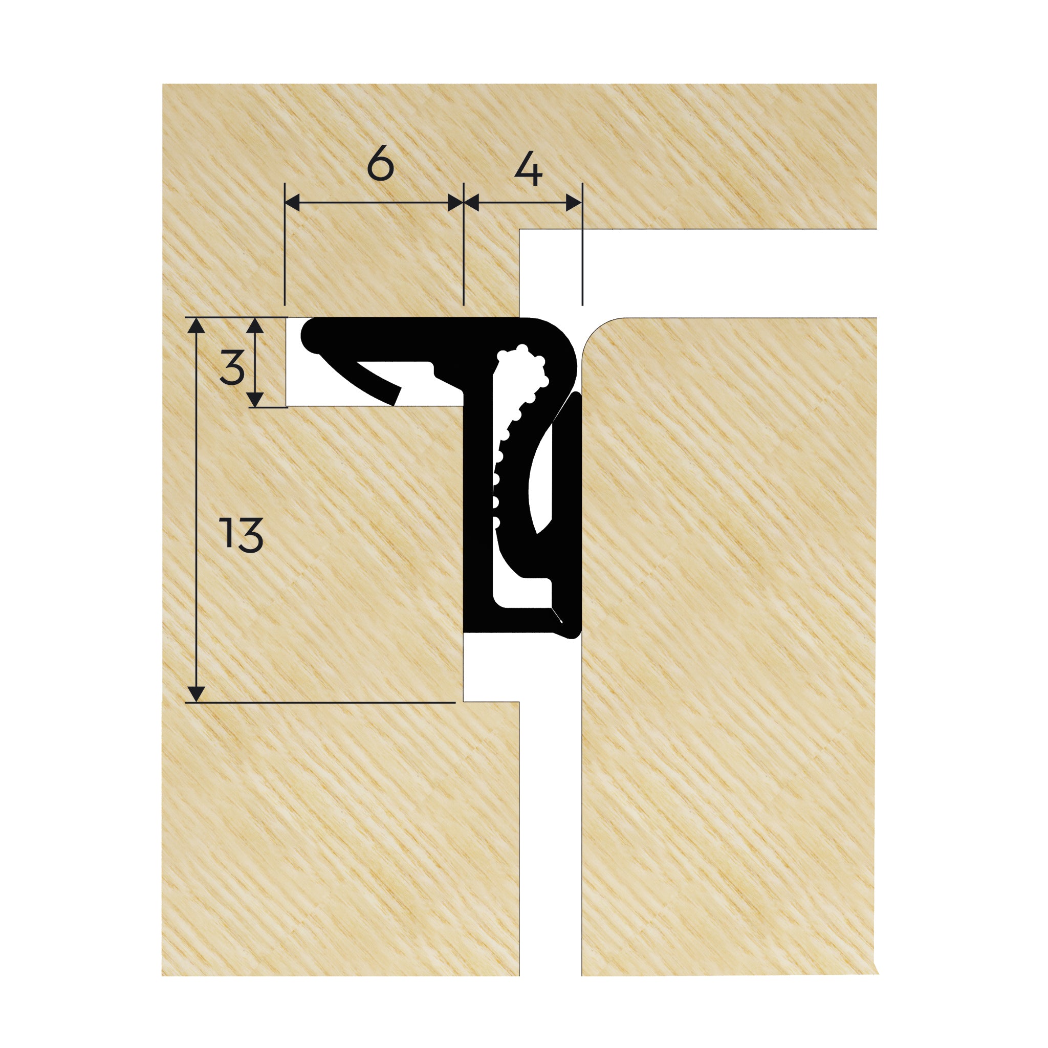 Compression / Wiping Weatherseal | SP5717