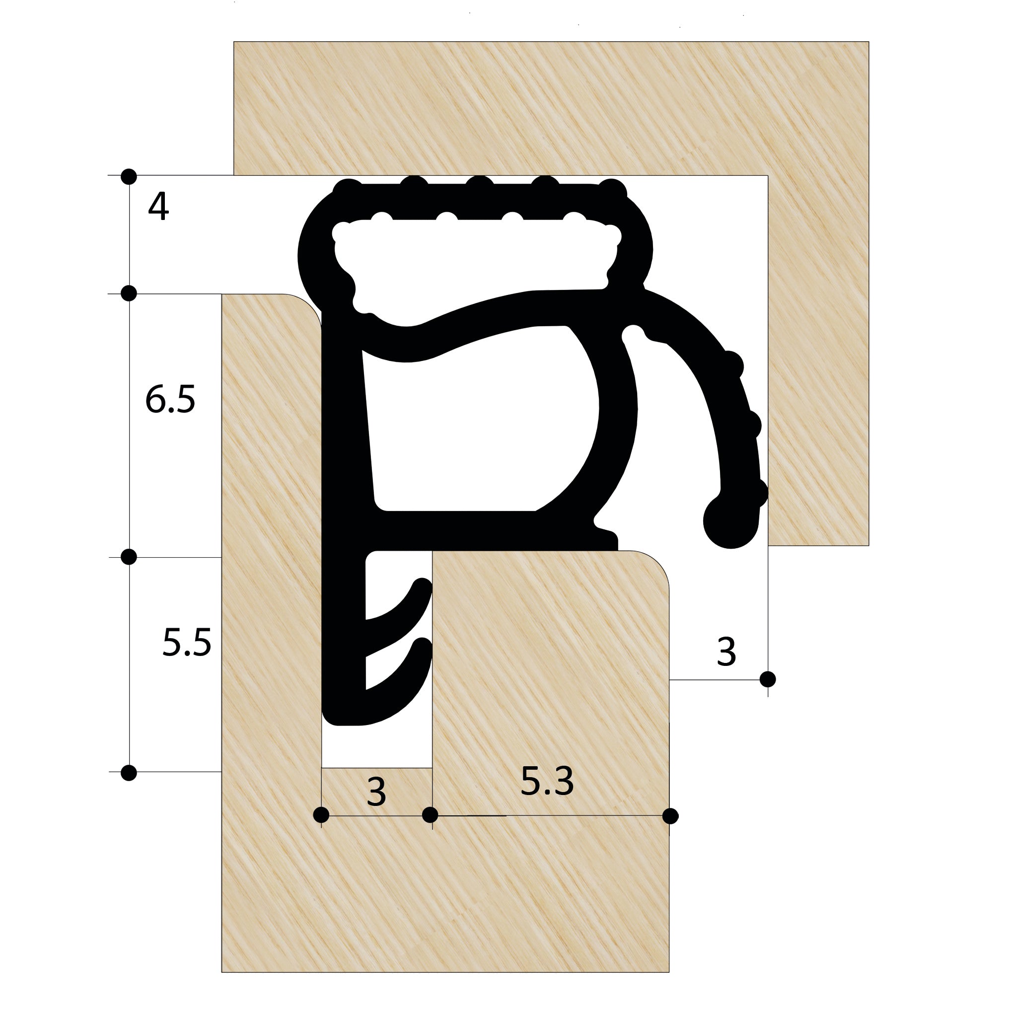 Sliding Sash Flipper Weatherseal | SP5920