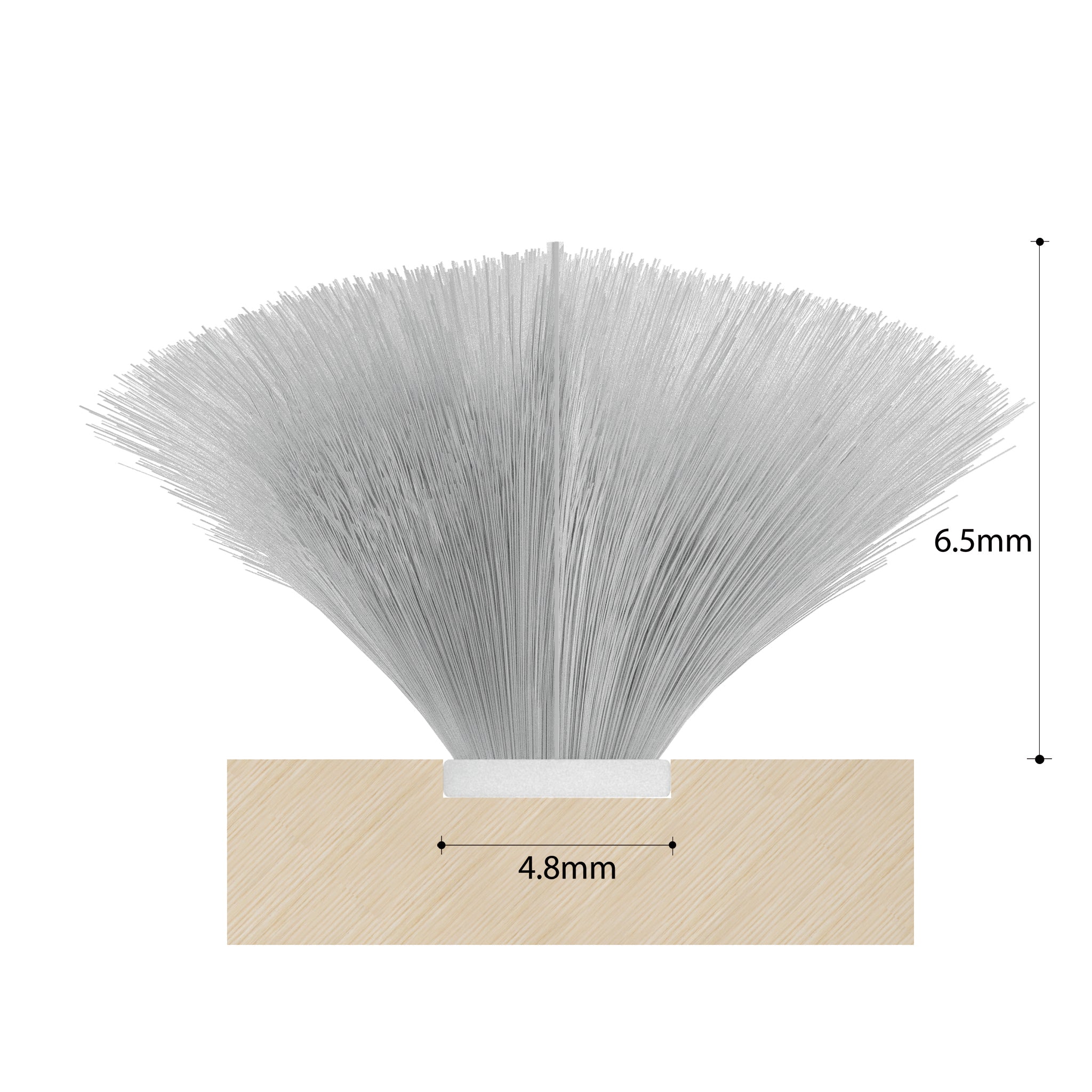 Slide Pile Perimeter Brush Seal | SP65