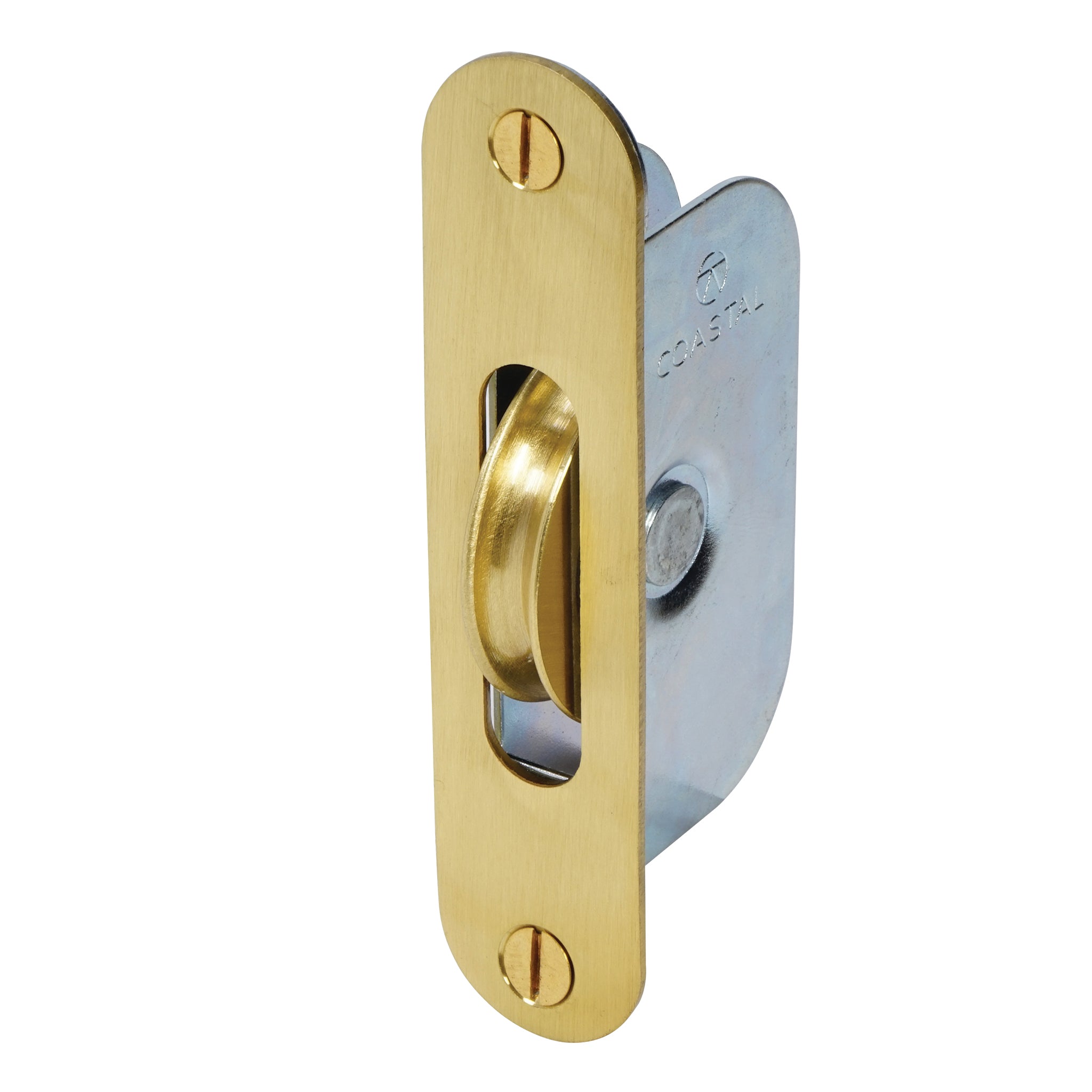 Ball Bearing Sash Pulley | Satin Brass