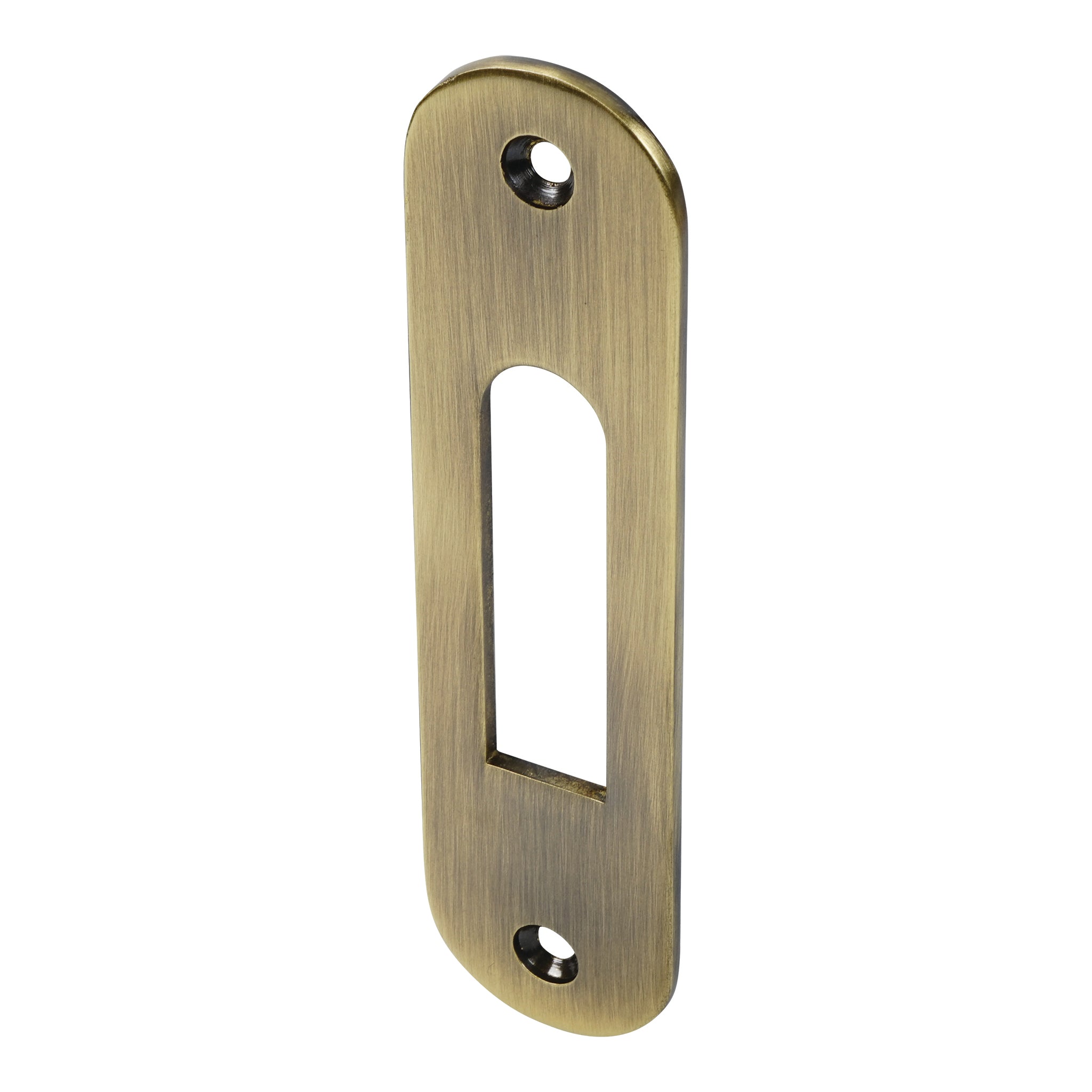 SPR95 Sash Pulley Cover Plate | Antique Brass
