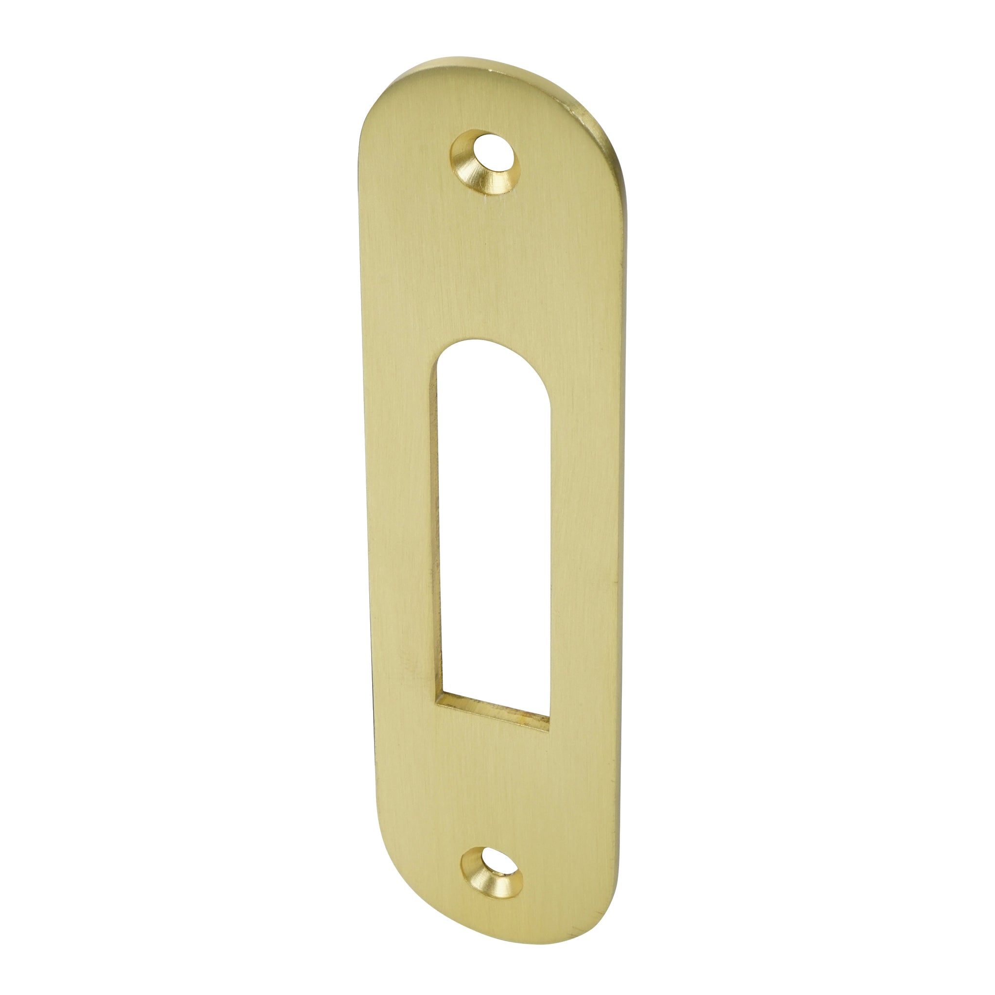 SPR95 Sash Pulley Cover Plate | Satin Brass