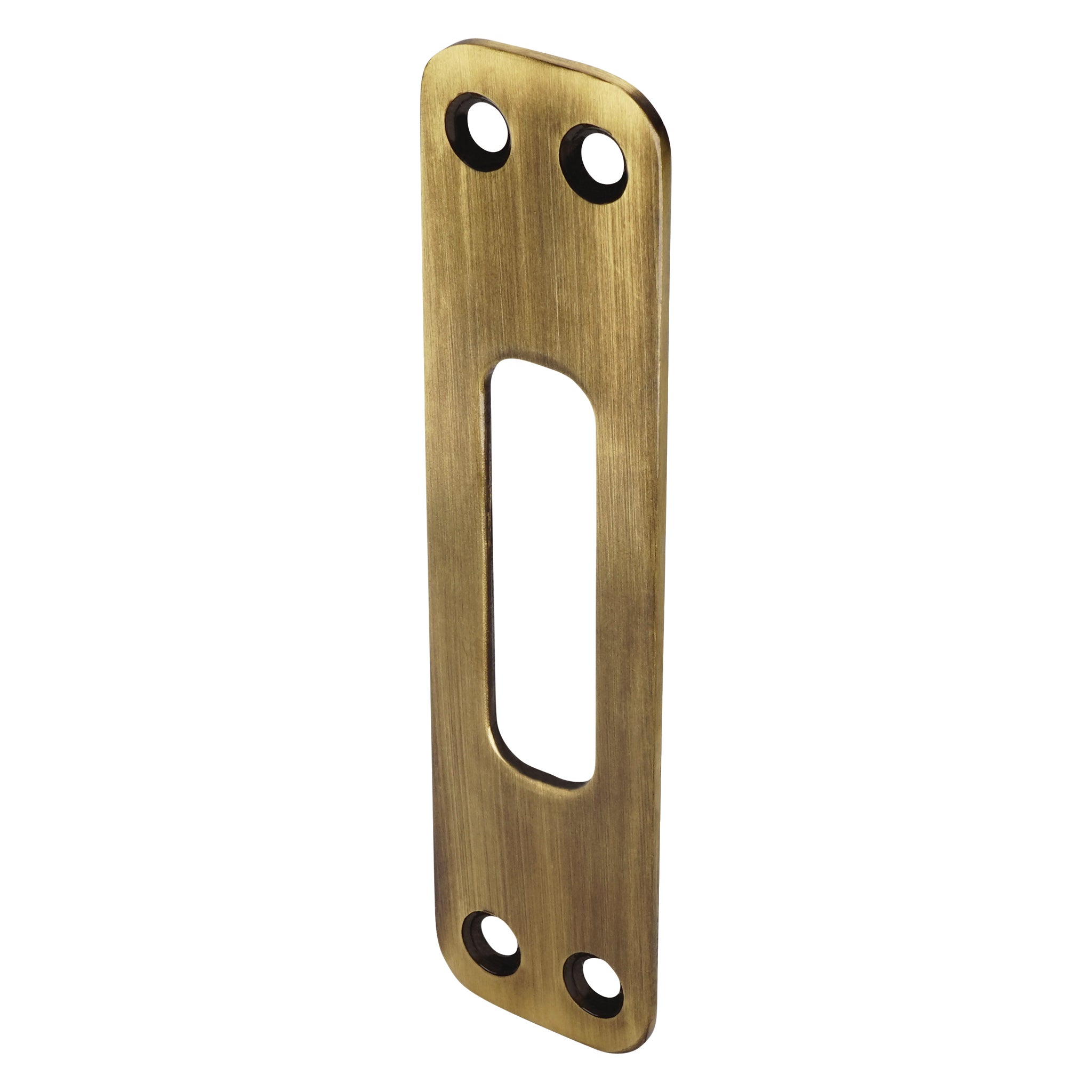 SPS90 Sash Pulley Cover Plate | Antique Brass