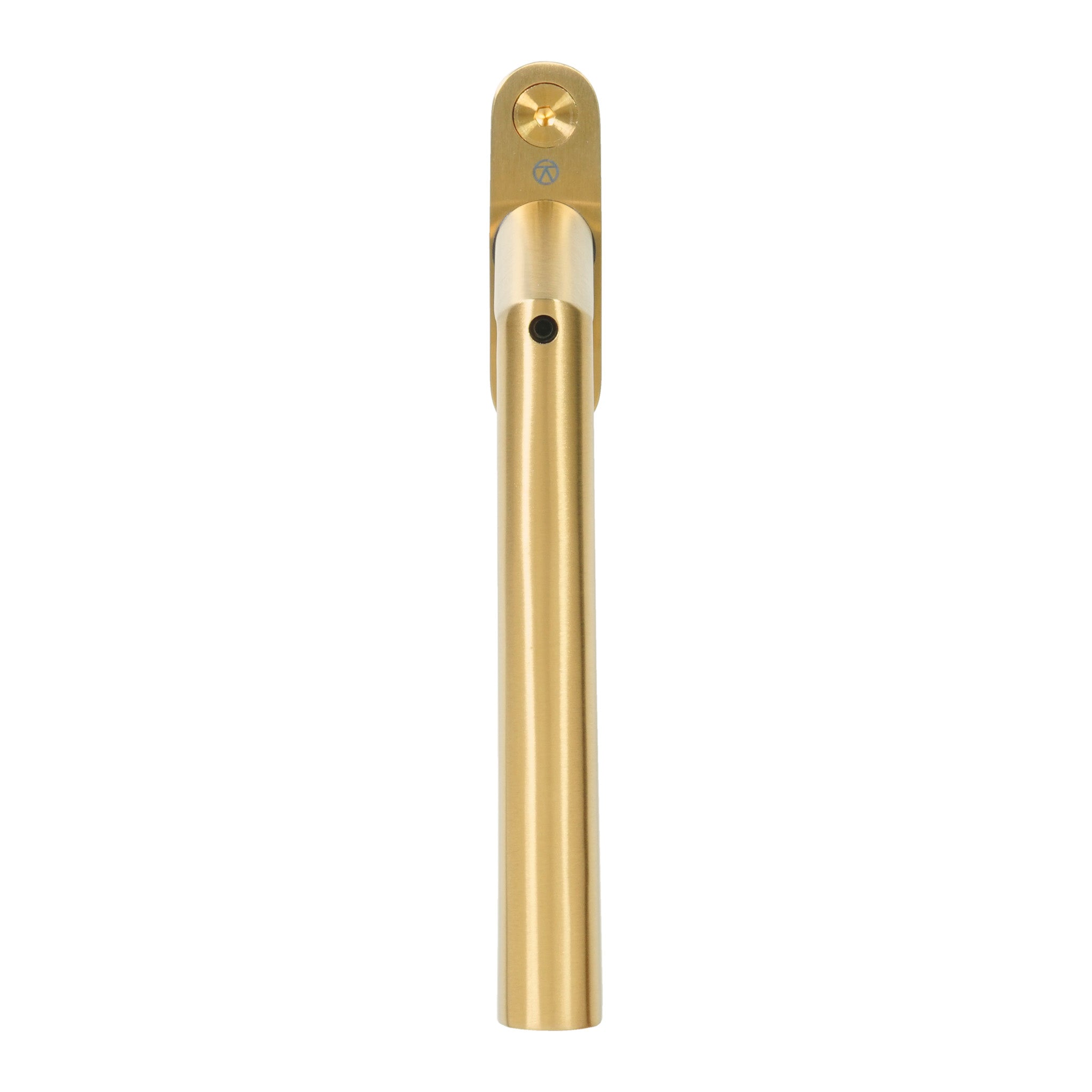 Inline Angled Narrow Window Espagnolette Handle | PVD Stainless Satin Brass