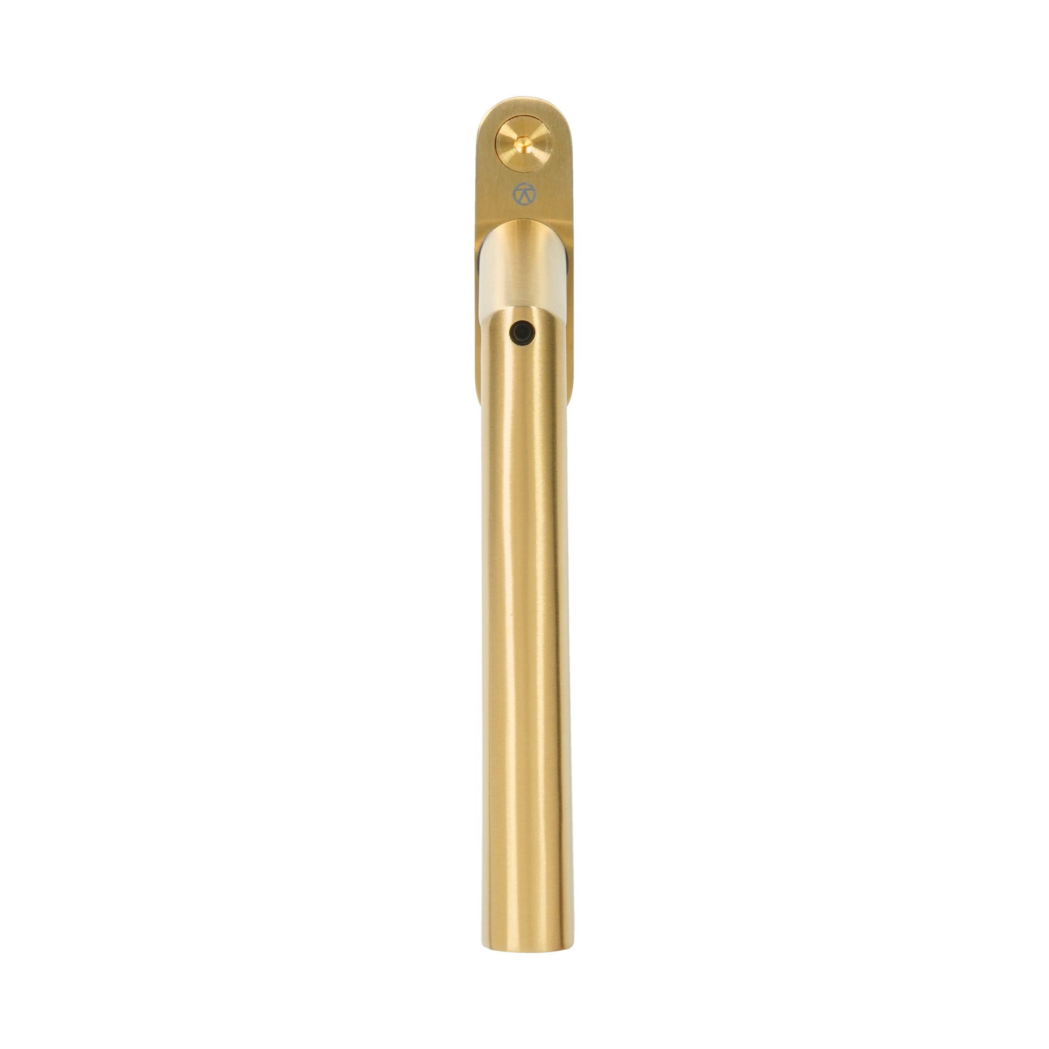 Inline Angled Window Espagnolette Handle | PVD Stainless Satin Brass