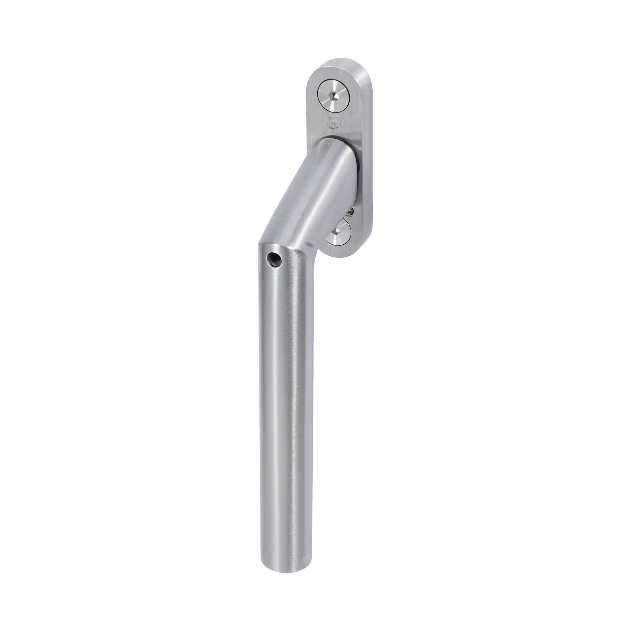 Inline Angled Narrow Window Espagnolette Handle | Satin Stainless Steel