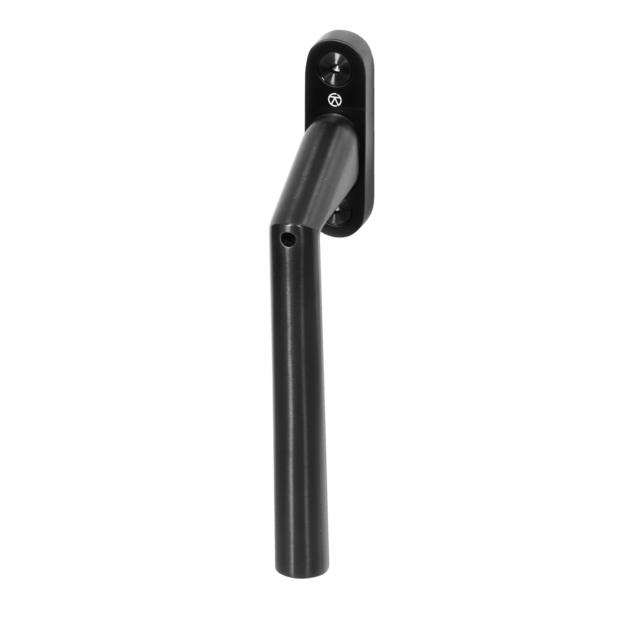 Inline Angled Narrow Window Espagnolette Handle | Black