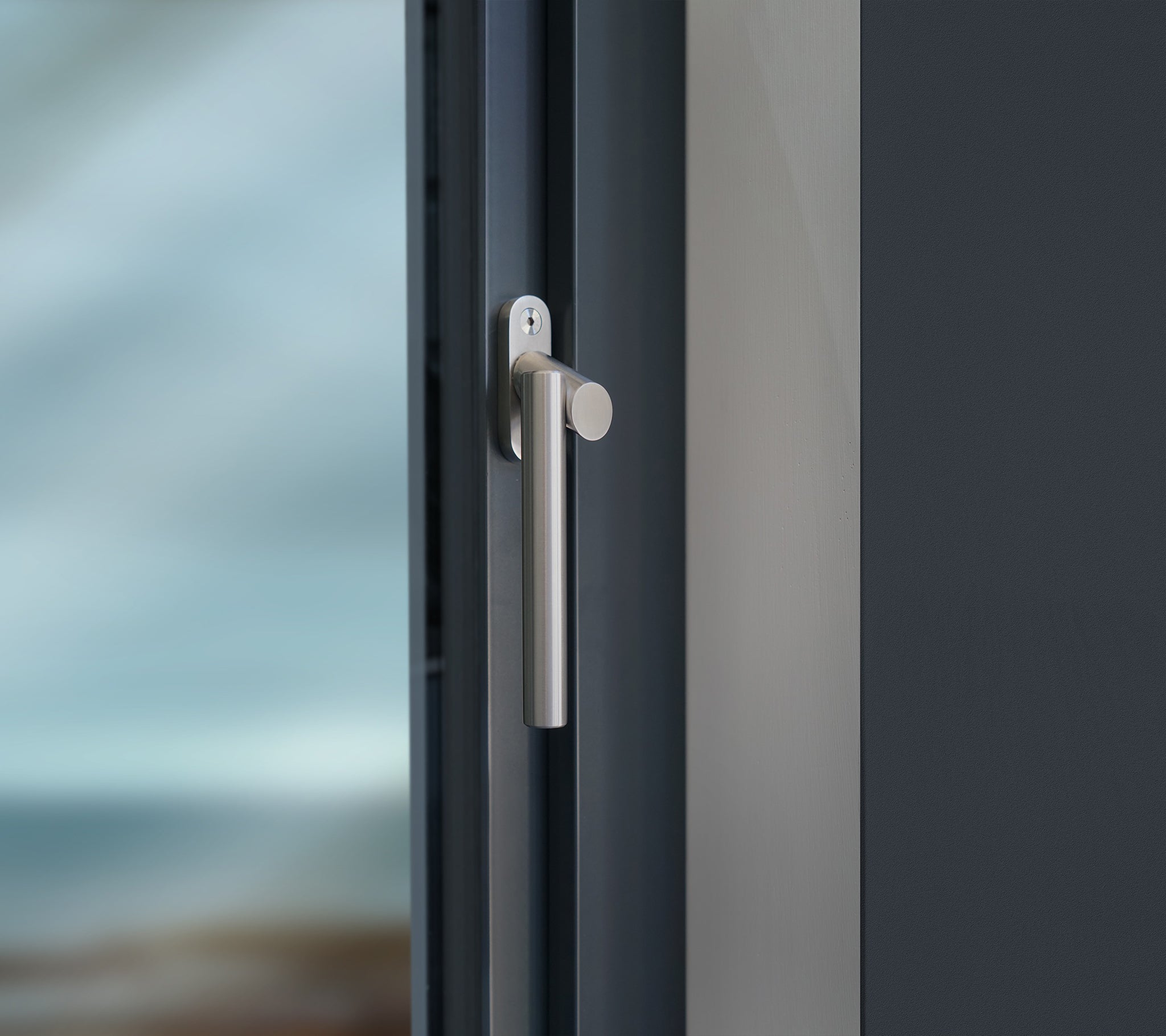 Cranked Window Espagnolette Handle | Satin Stainless Steel
