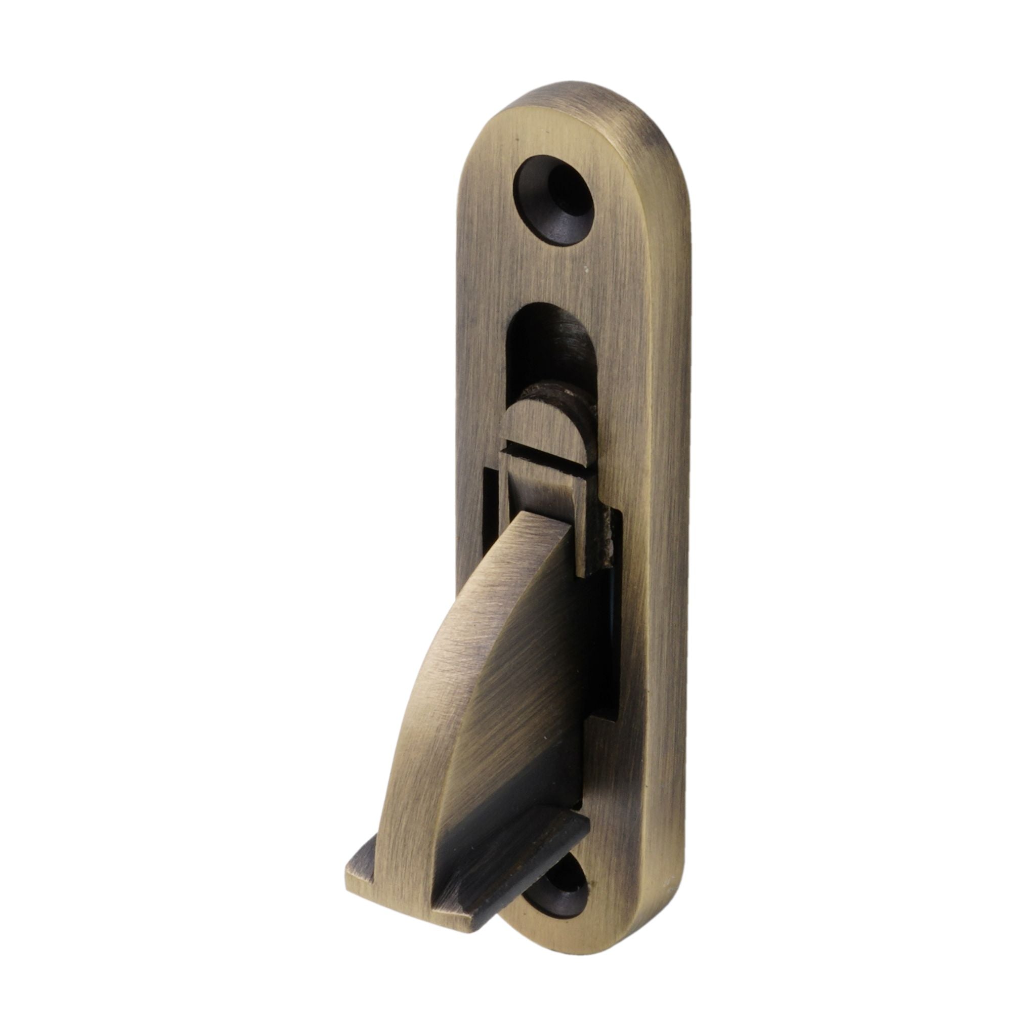 Weekes Sash Stop | Antique Brass
