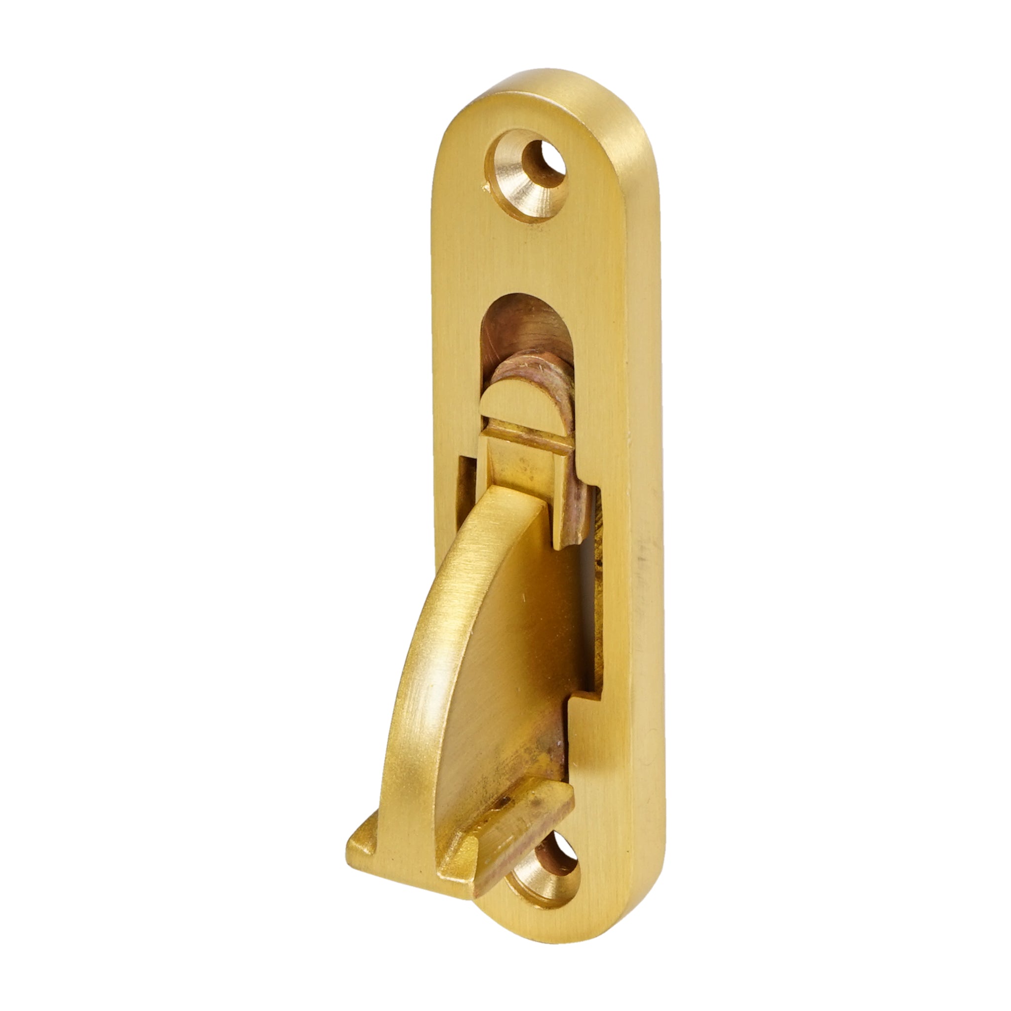 Weekes Sash Stop | Satin Brass