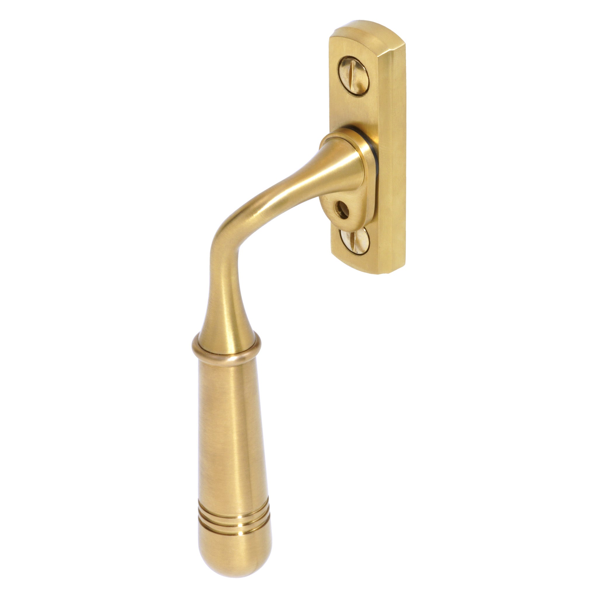 Opera Window Espagnolette Handle | PVD Stainless Satin Brass