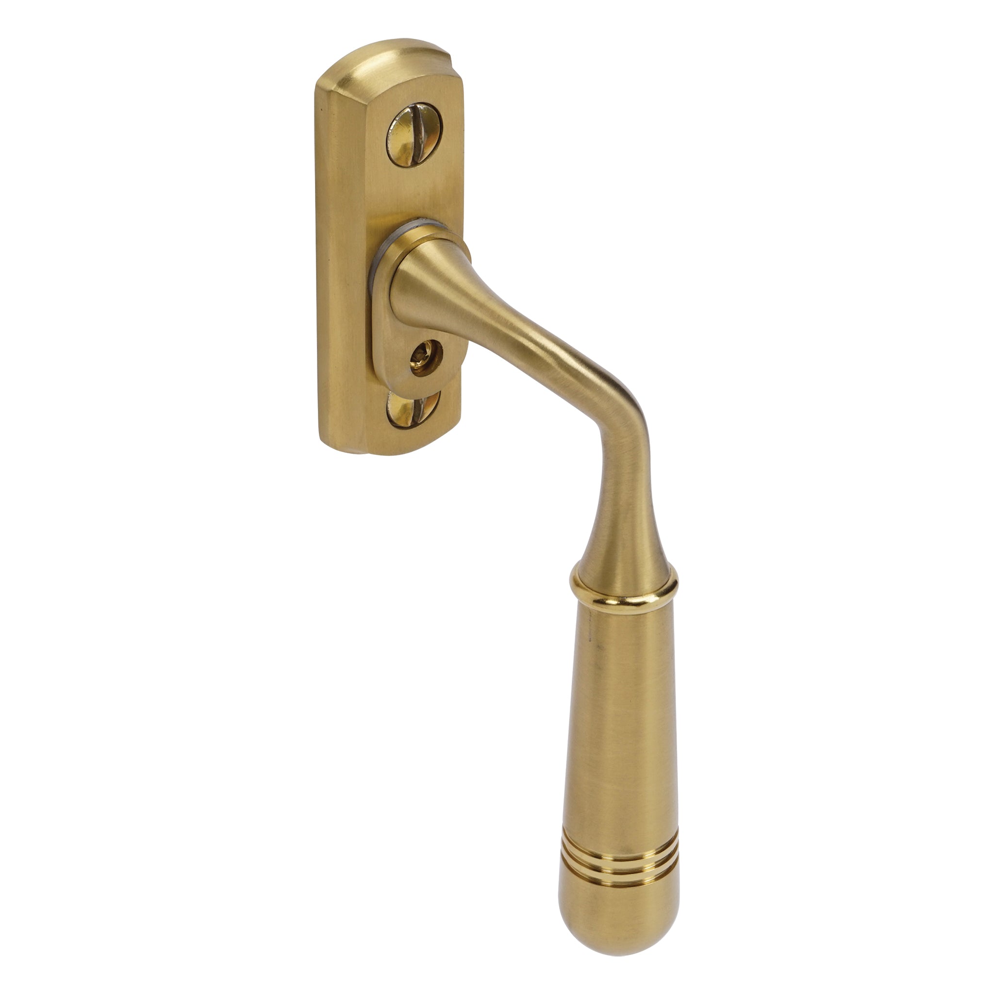 Opera Window Espagnolette Handle | PVD Stainless Satin Brass