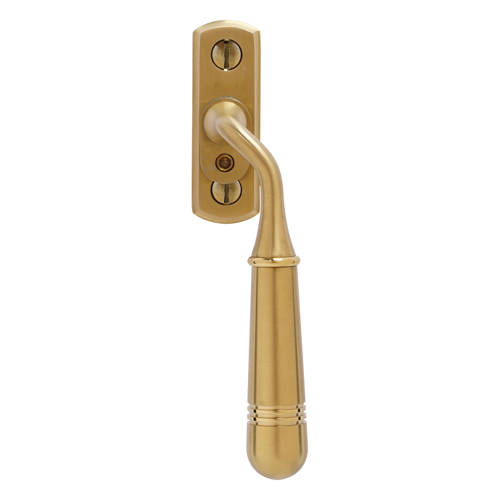 Opera Window Espagnolette Handle | PVD Stainless Satin Brass