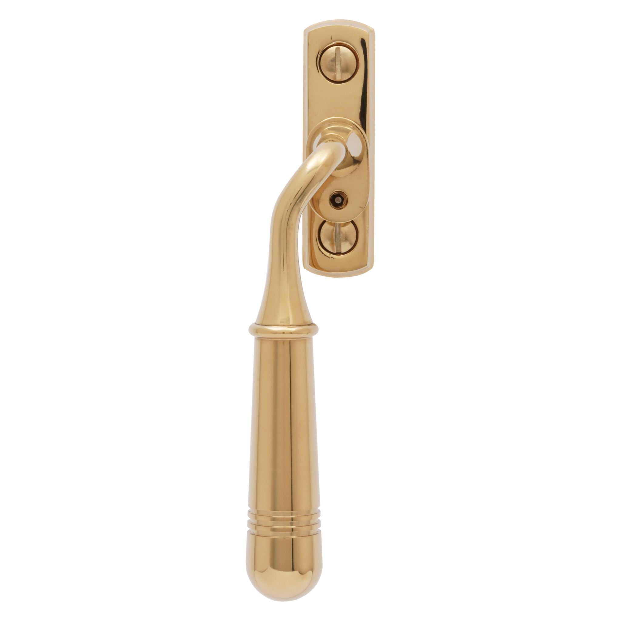 Opera Window Espagnolette Handle | PVD Stainless Polished Brass