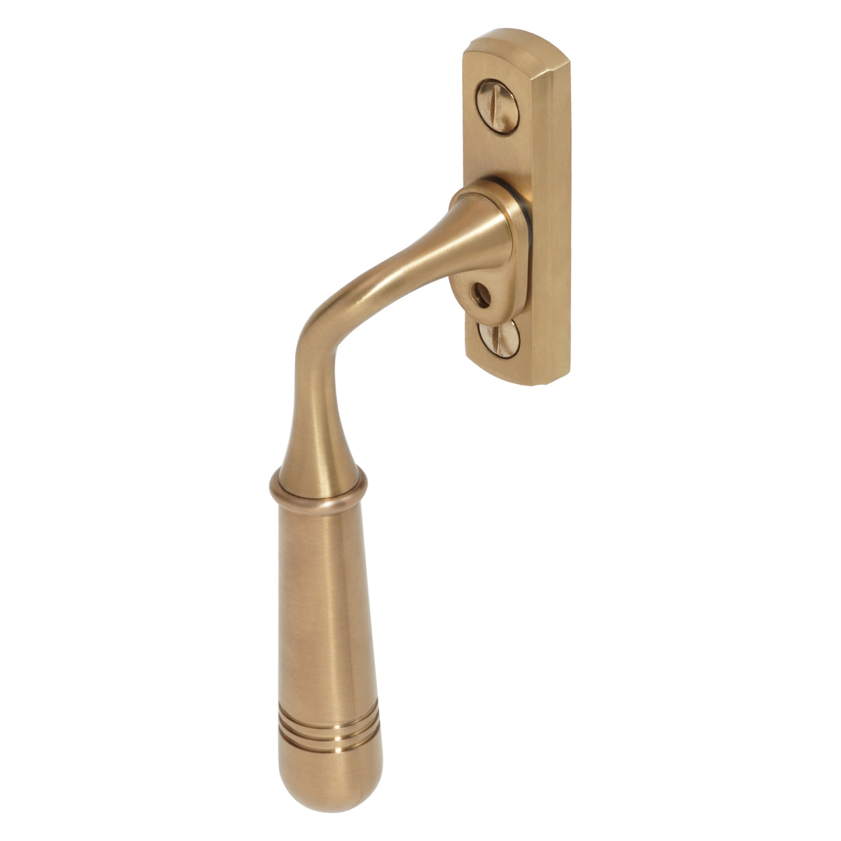 Opera Window Espagnolette Handle | PVD Stainless Satin Brass
