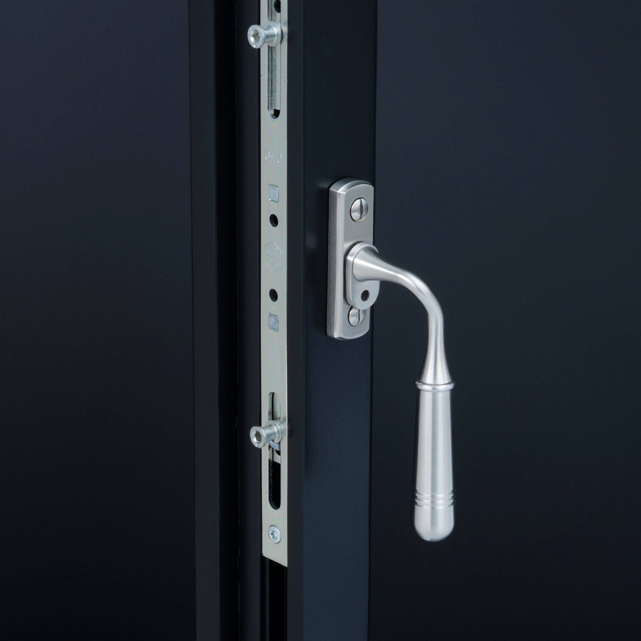 Opera Window Espagnolette Handle | Satin Stainless Steel