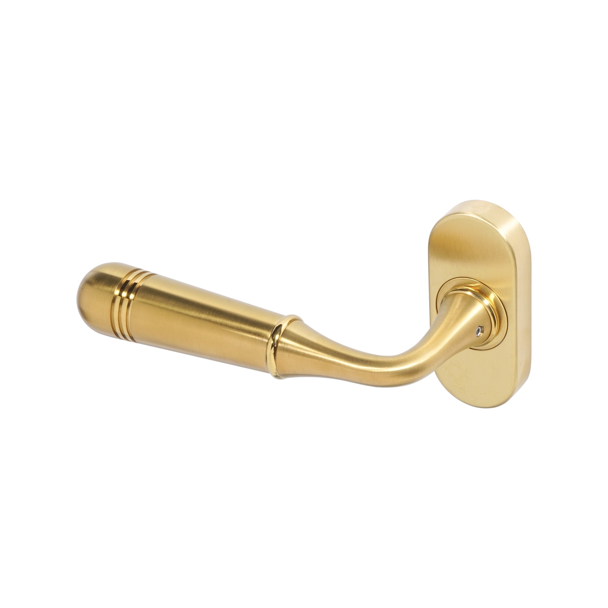 Opera Door Handle | PVD Stainless Satin Brass