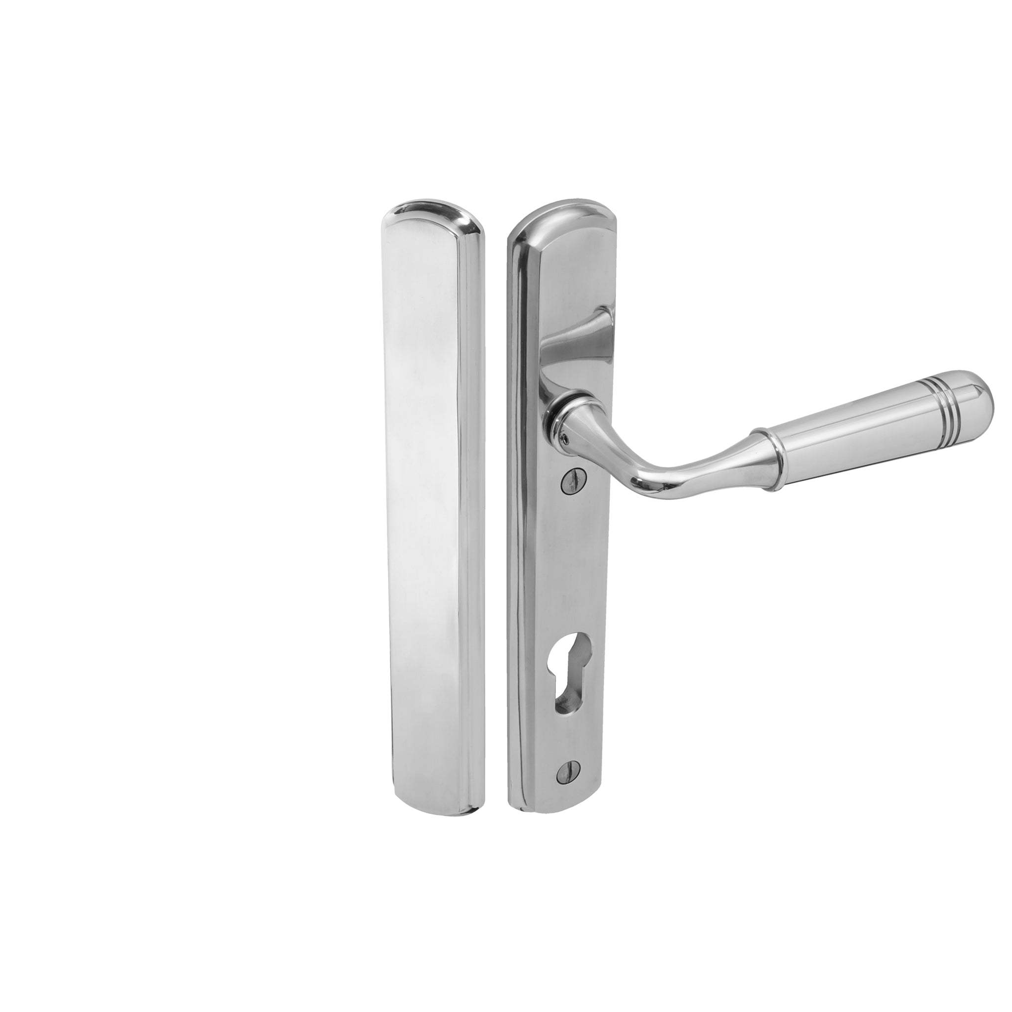 Opera Lever on 092 Backplate | Polished Stainless Steel