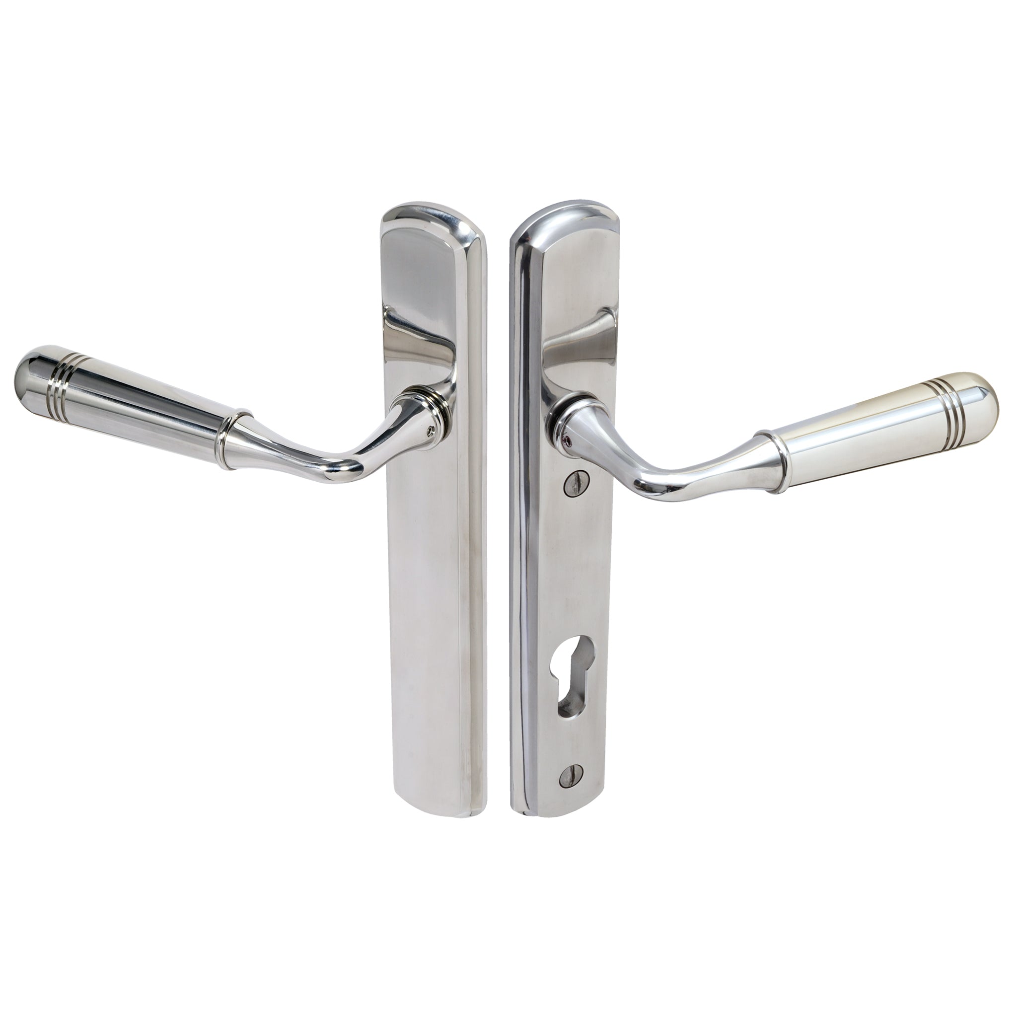 Opera Lever on 092 Backplate | Polished Stainless Steel