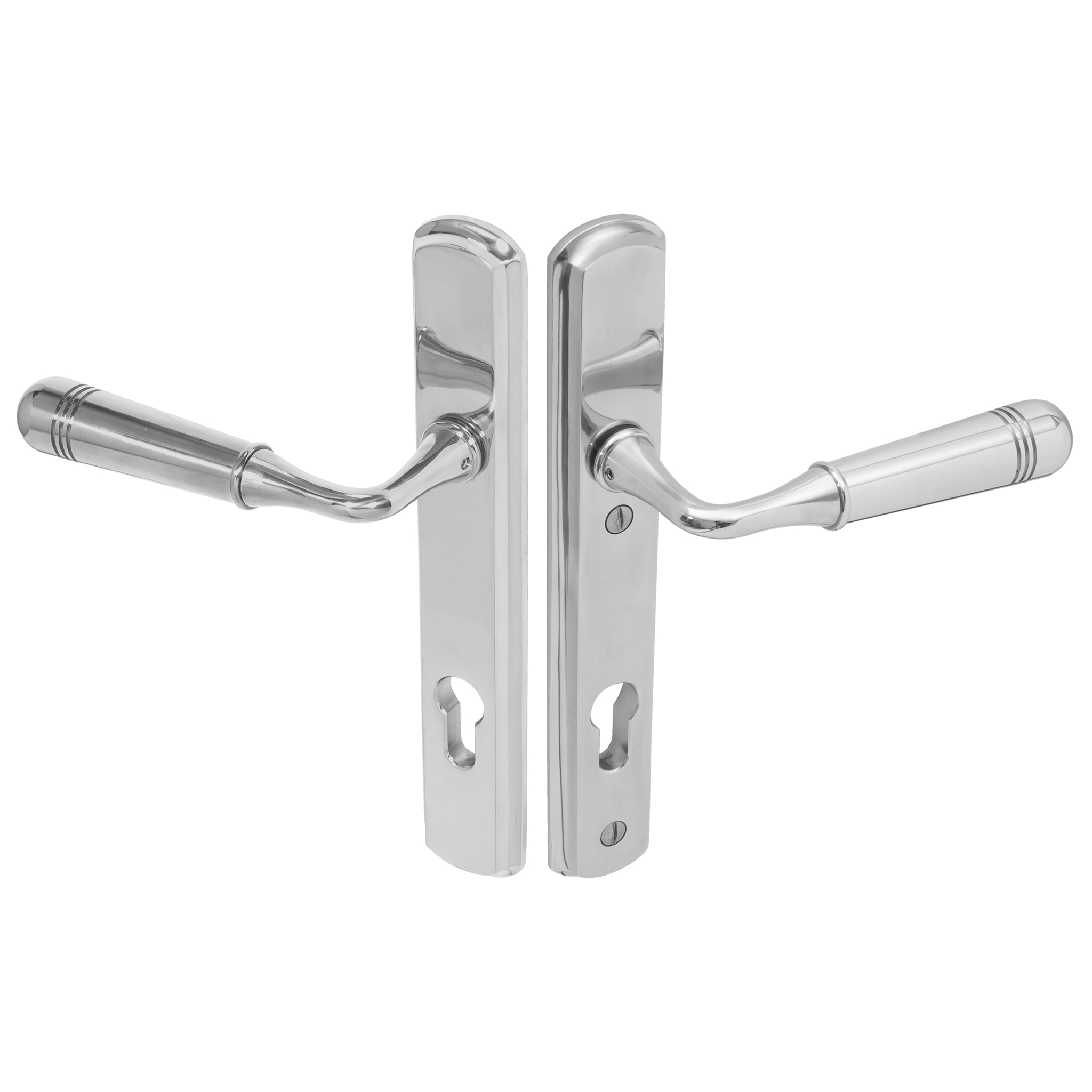 Opera Lever on 092 Backplate | Polished Stainless Steel