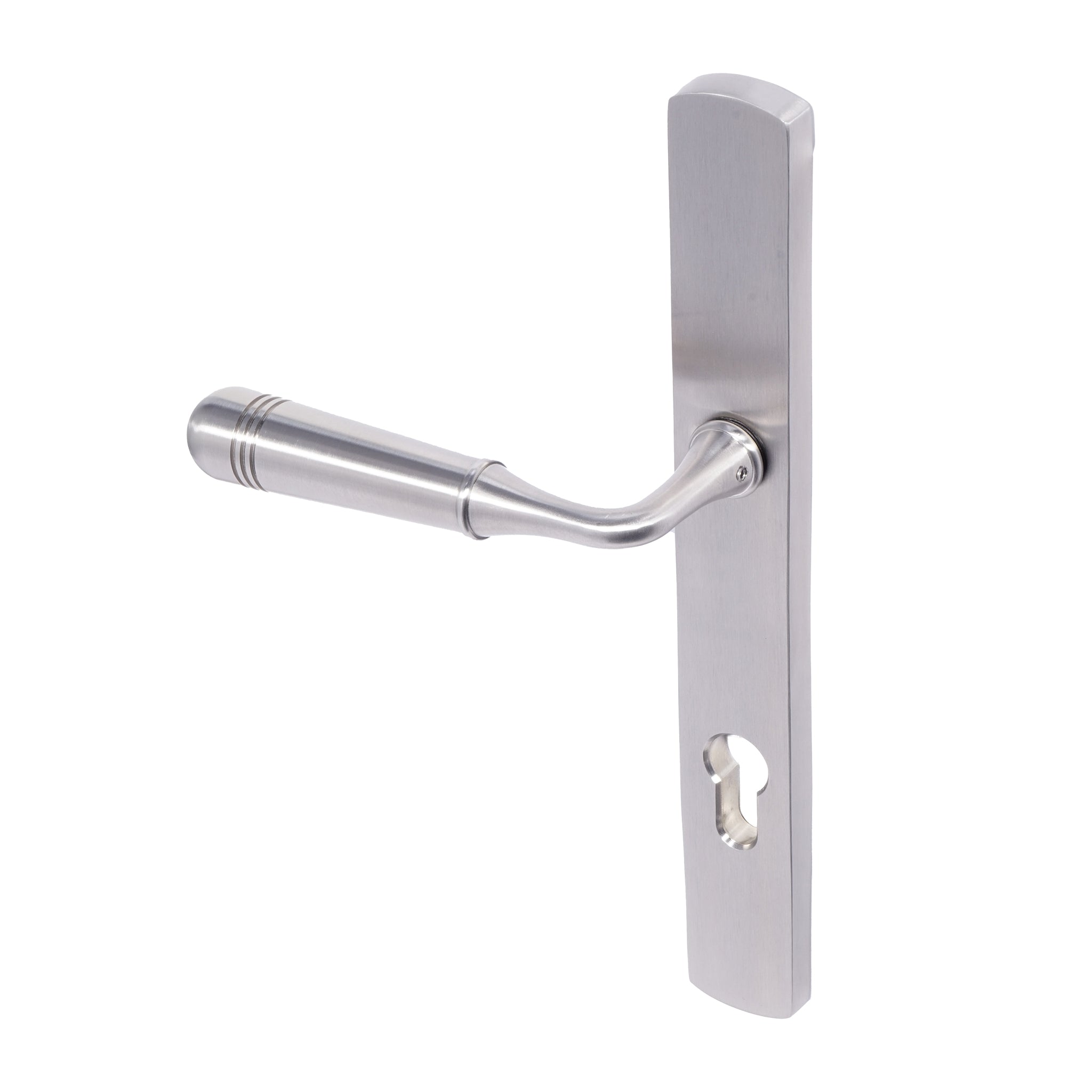 Opera Lever on 095 Backplate | Satin Stainless Steel